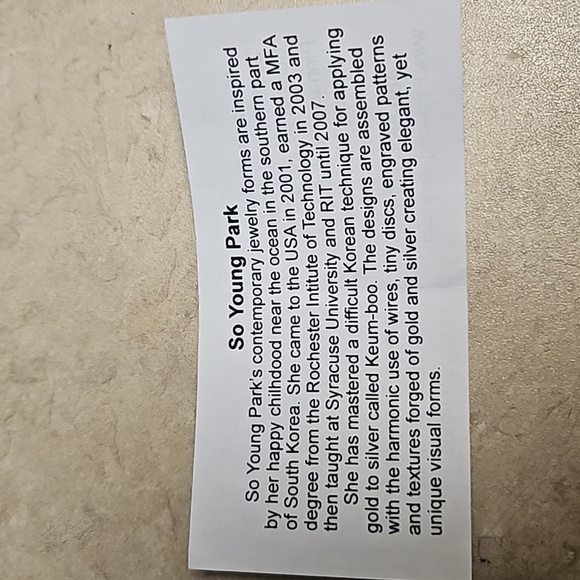 So Young Park Silver, Gold, Pearls Choker - Picture 2 of 5